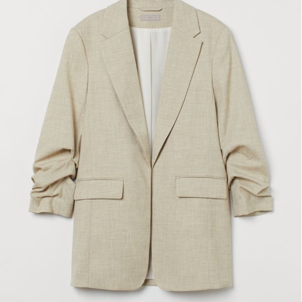 Gathered-sleeve Jacket